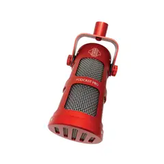 SONTRONICS - MICROFONO DE PODCAST PODCAST PRO RED ROJO