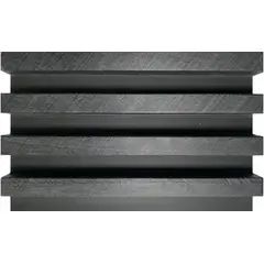 GENERICO - Caja 10 Un Madera Compuesta Wall Panel Color Ceniza F/negro