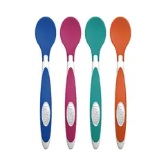 DR BROWN'S - Pack 4 Cucharas Con Sensor De Temperatura Dr. Brown's 4m+
