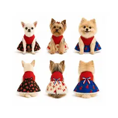 GENERICO - Vestido de Huasa Floral para Perro Talla XXS