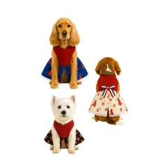 GENERICO - Vestido de Huasa Floral para Perro Talla 3XL