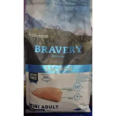 BRAVERY - Salmon perro mini adult 2kg