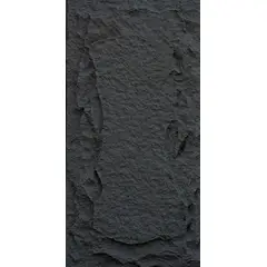 GENERICO - Revestimiento Piedra Pu Color Negro 120x60cm
