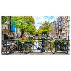 RONDA - Canvas Ciudades Bicicleta 40x70 cm