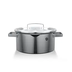WENS - Cacerola Acero Inoxidable con tapa 3.3 Litros 20cm