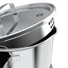 WENS - Cacerola Acero Inoxidable con Tapa 26Cm