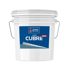SHERWIN WILLIAMS - Látex Cubre más blanco 4 gal