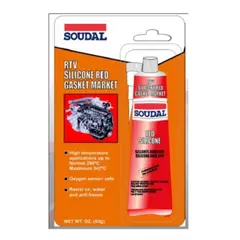 SOUDAL - Silicona alta temperatura 75 ml