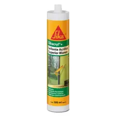 SIKA - Sellador acrílico pintable blanco Sikacryl 300 ml