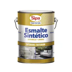 SIPA - Esmalte sintético negro 1 gal