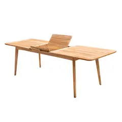 DECO EXTERIOR - Mesa Comedor Extensible Jaipur 200260 cm Madera Teka