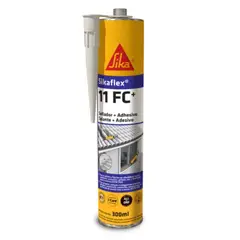 SIKA - Sellador adhesivo poliuretano Sikaflex 11-FC gris 300 ml