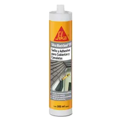 SIKA - Tapagoteras BlackSeal aplicable en superficies húmedas 300 cc
