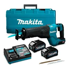 MAKITA - Sierra Sable Inalambrica 40v + Bl4040x2+dc40ra Jr001g