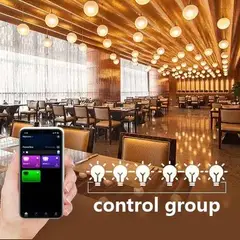 GENERICO - Ampolleta Inteligente Led Wifi Bluetooth App Rgb 9w