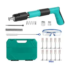 GENERICO - Kit De Pistola De Fijación De Pared Portátil + 100clavos YAA