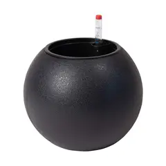GENERICO - Macetero 23x26 cm negro Casa VIVA
