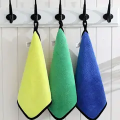 HOMEY - Pack De 12 Toallas de microfibr Lisas, Colores Varios 30x30