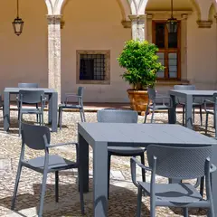 DECO EXTERIOR - 4 Silla de exterior Loft color gris