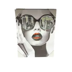 GENERICO - Arte Abstracto Cuadro Decorativo Fondo Blanco 46 x 38 cm