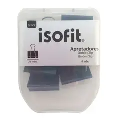 ISOFIT - PACK X 4 APRETADOR DSG CON PLÁSTICO 25 MM 6 UND –