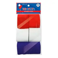 BIG PARTY - PACK X 4 SET 6 FESTONES TRICOLOR