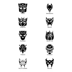 GENERICO - Sticker Transformers Decepticons Optimus Prime Auto Suv