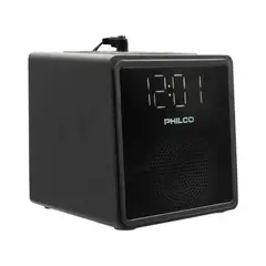 PHILCO - Radio Fm Reloj LED Bluetooth Alarma Negro PAR3206BT