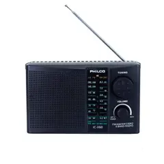 PHILCO - Radio Portatil AM FM SW1 4 Bandas Negro CX60