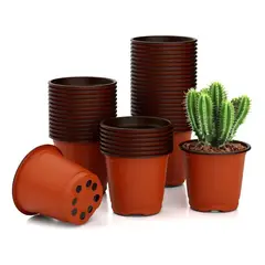KUANGYE - Maceta Blanda De 10x8cm Maceta Fácil De Plántulas 100pcs