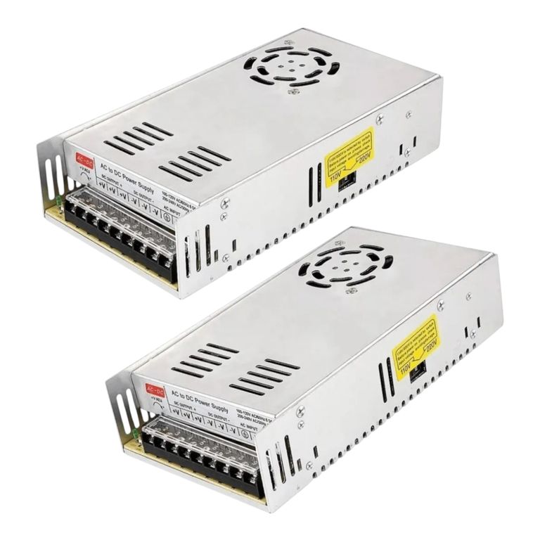 2 Fuentes De Poder 12V 33A 400W IP20 con Ventilador