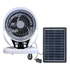 SHOP EHOME BAG - Ventilador Portátil Recargable Panel Solar Incluye Ampolleta Cantidad de aspas 7