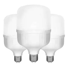 GENERICO - Pack X3 Ampolleta Led 38w Luz Fría Iliminación Intensa