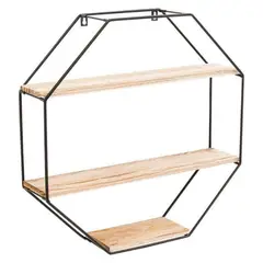 GENERICO - Estante Repisa Organizador Decorativo De Madera Hogar 48cm