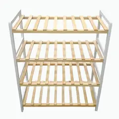 GENERICO - Estante Organizador Zapatero Multiuso 5 Niveles De Madera