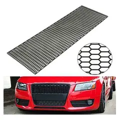 GENERICO - Malla Parachoque Negro Rejilla Tuning Auto Universal Abs
