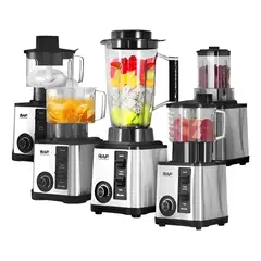 GENERICO - Juego De Licuadora + Picadora De Carne 5en1 2600w 3l