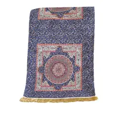 TURKUAZ - Camino de mesa 1,50 m Iznik azul y beige