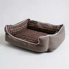 BLOCCARE - Cama Para Mascotas Espuma - Talla M Cafe