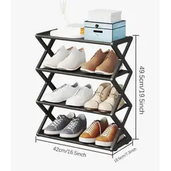 GENERICO - Organizador De Zapatillas Color Negro