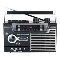 IRT - Radio recargable Cassette con Bluetooth fm usb sd vintage