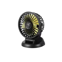 GENERICO - Ventilador Auto Interior 360° Ventilador Portátil 12v