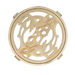 POLI - Rejilla Pileta Redonda 110mm Bronce ACERO INOXIDABLE