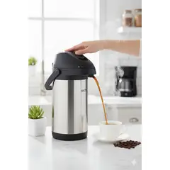 HALTEN - Termo Sifon Acero Inoxidable Con Asa 3 Litros Marca