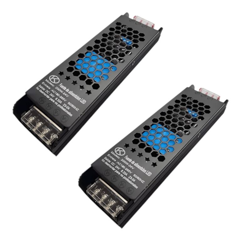 2 Fuentes De Poder 24v 8,33a 200w Hq Compacta