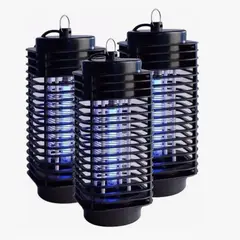 ATLAS - Pack 3 Lampara Uv Mata Mosquitos Insecto