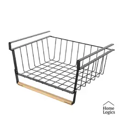 HOME LOGICS - Organizador Canasto Estante Colgante Multiuso Repisa Cocina