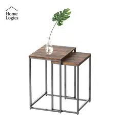 HOME LOGICS - Set De 2 Mesas De Centro Lateral
