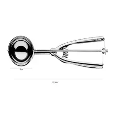 PASTELERIUS - Cucharas Helado Concionadora Cuchara Helado Cuchara De Helado Bola De Helado Cuchara Profesional 6cm