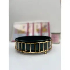 GENERICO - Bandeja Decorativa Con Toques Dorados.